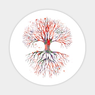 Tree of life watercolor painting 3 Magnet